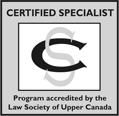 Law Society of Ontario Certified Specialist